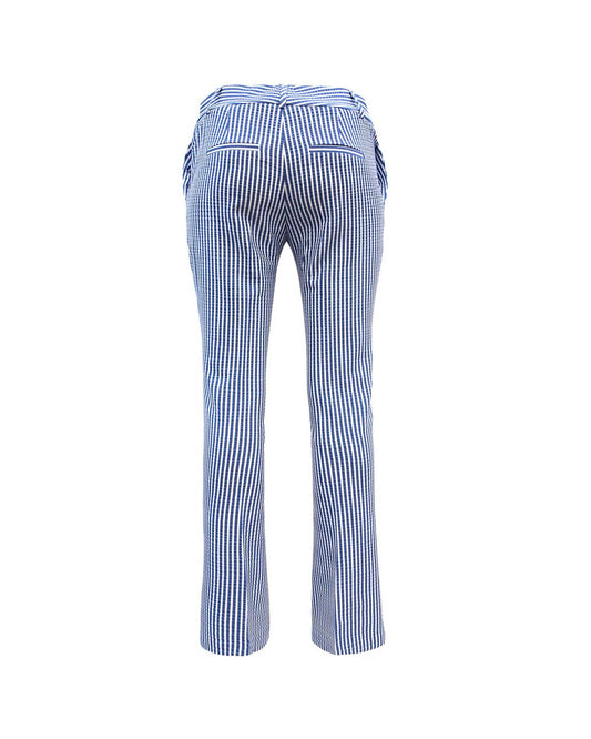 Theo The Label - Women's Thetis Striped Cropped Bootcut Pant