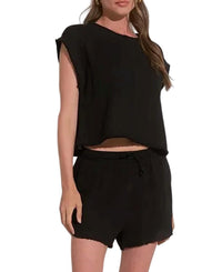 Elan - Cap Sleeve Bali Top