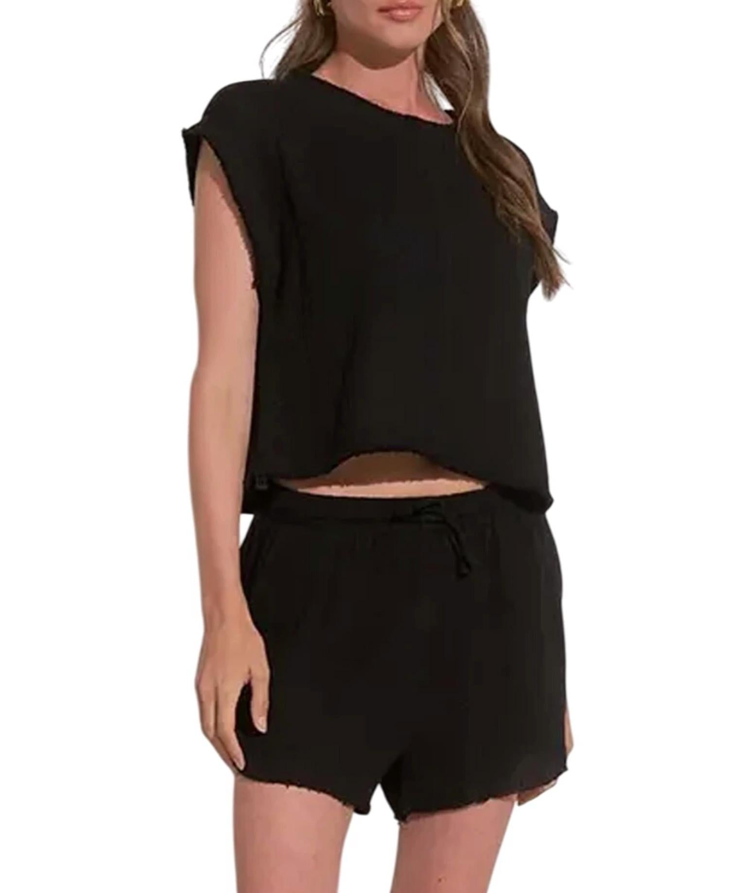 Elan - Cap Sleeve Bali Top