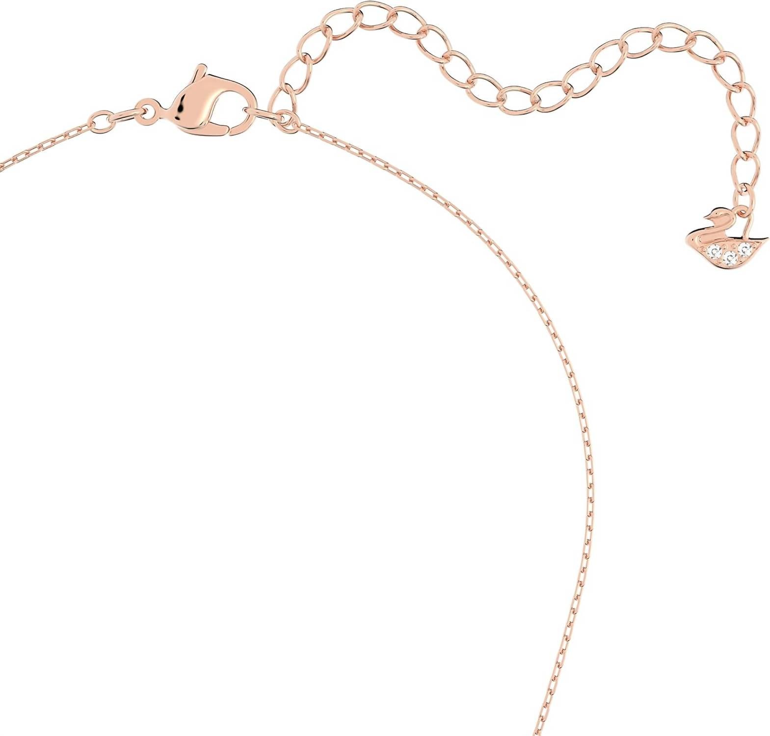 Swarovski - Women's Infinity Mixed Metal Heart Pendant Necklace
