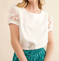 143 Story - Rosalee Floral Sleeve Top
