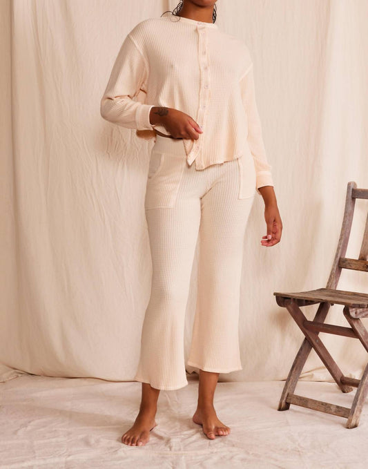 People Of Leisure - Lotus Waffle Pant