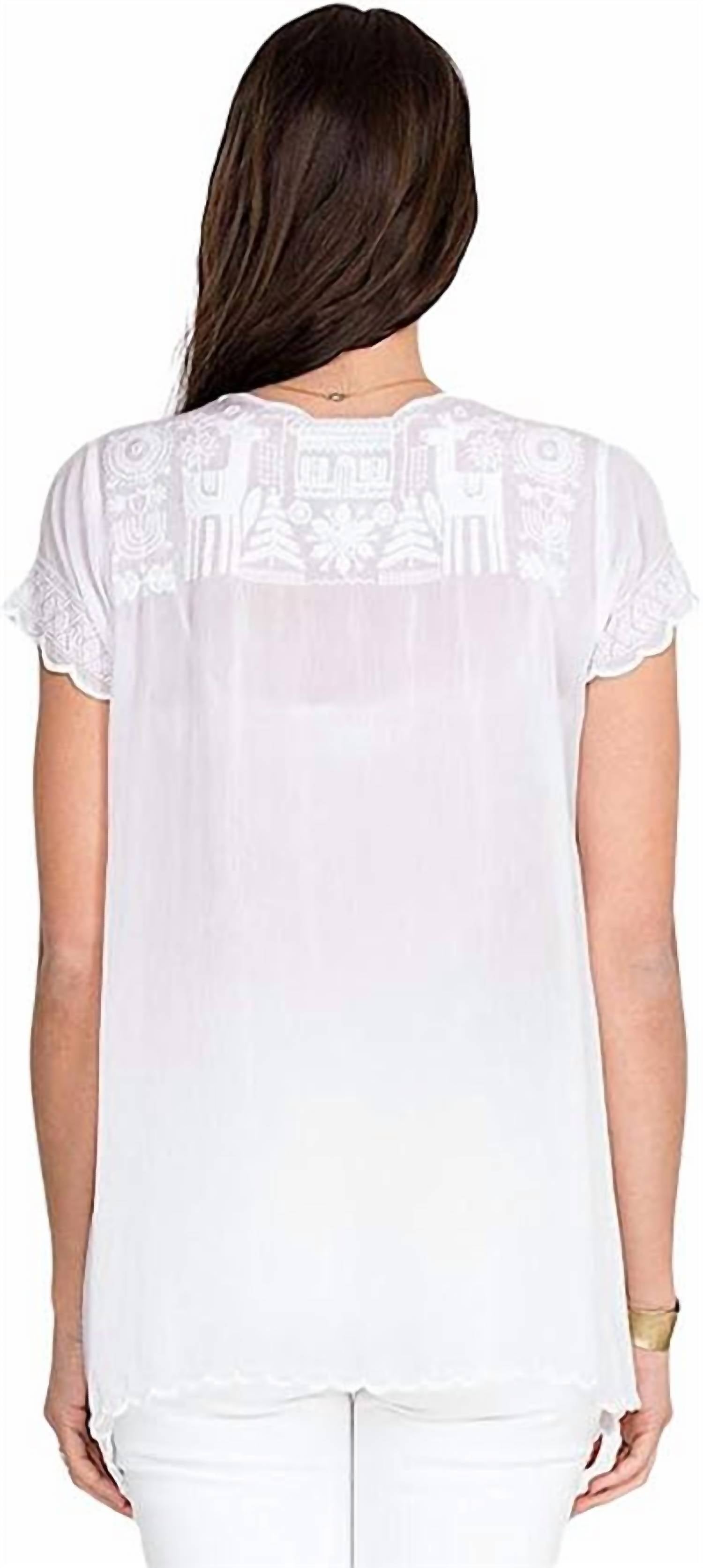 Johnny Was - Folk Short Sleeve Tunic Shirt