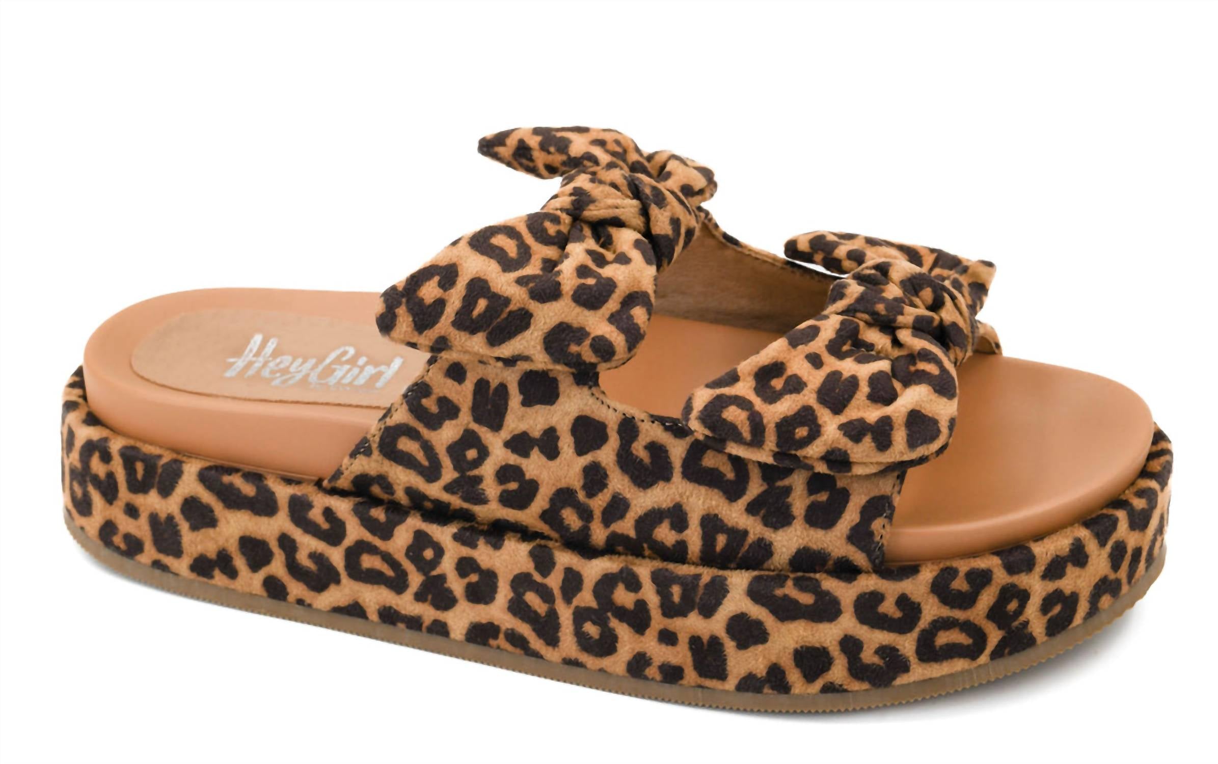Corkys Footwear - Women's Bowed Up Leopard Wedge Sandal