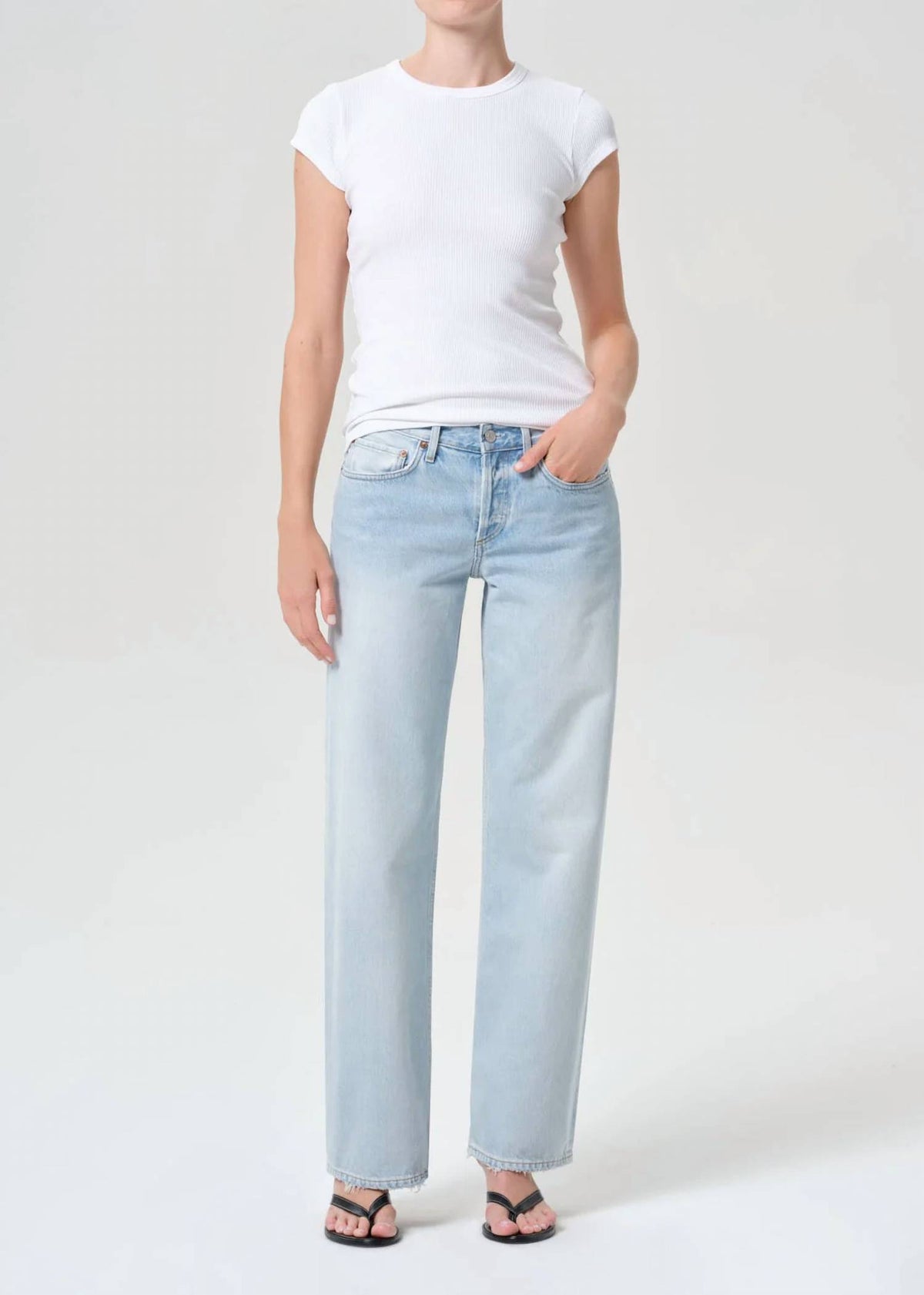 Agolde - Women's Low Rise Loose Jeans