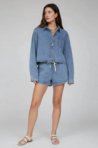 Blu Pepper - Karla Boxy Shirt Jacket