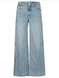 Kut From The Kloth - Meg Side Panel Wide Leg Jeans