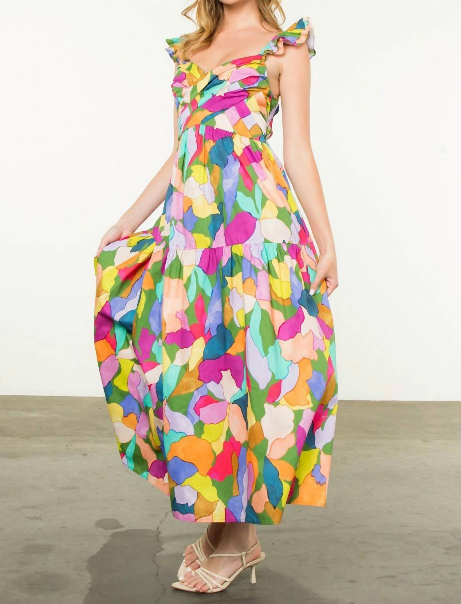 Thml - Arden Floral Midi Dress