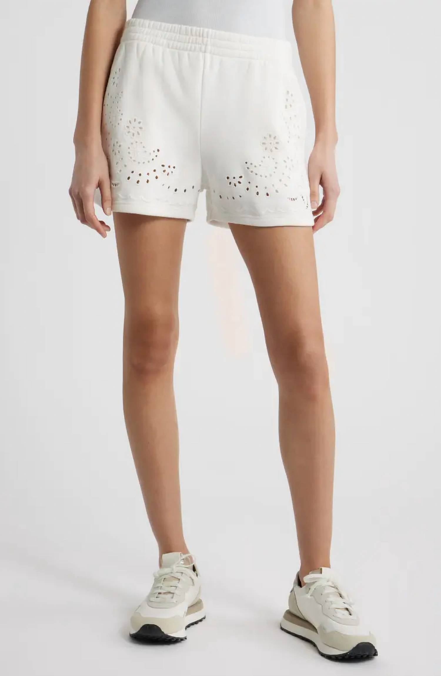 Loveshackfancy - Abrah Embroidered Eyelet Short