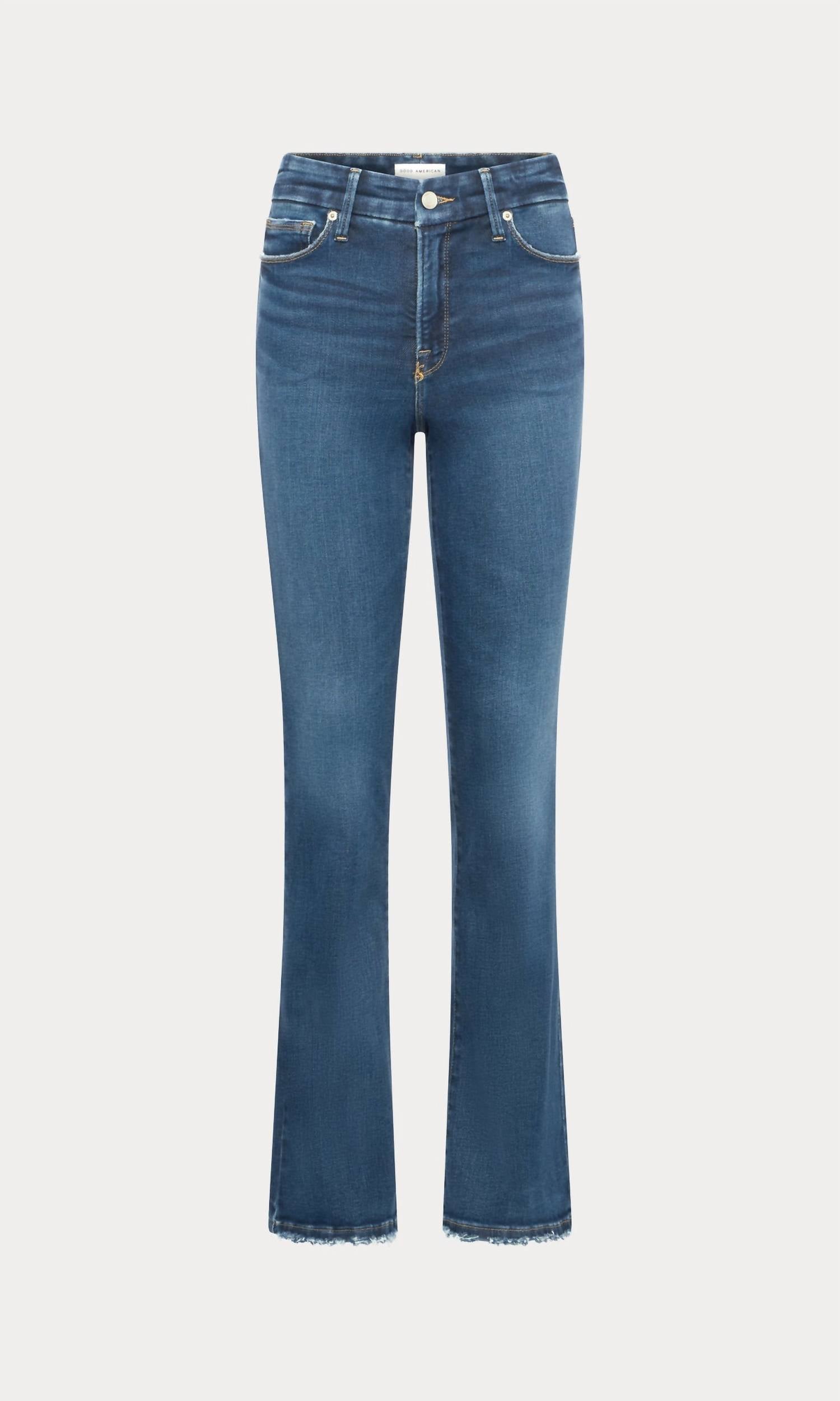 Good American - Soft Tech Good Classic Bootcut Jeans