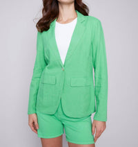 Charlie B - Solid Linen Blazer