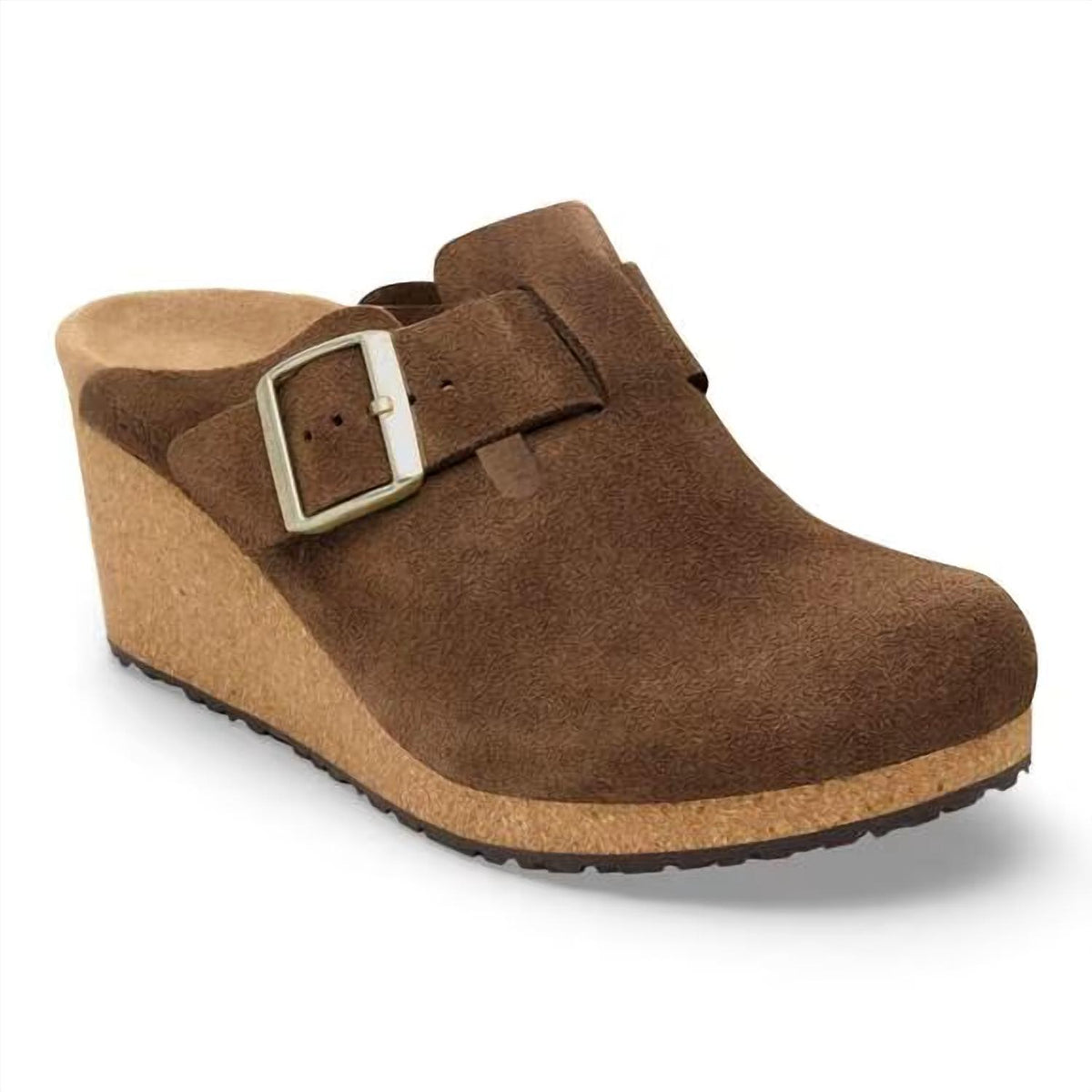 Birkenstock - Women's Fanny Suede Leather Wedge Clog