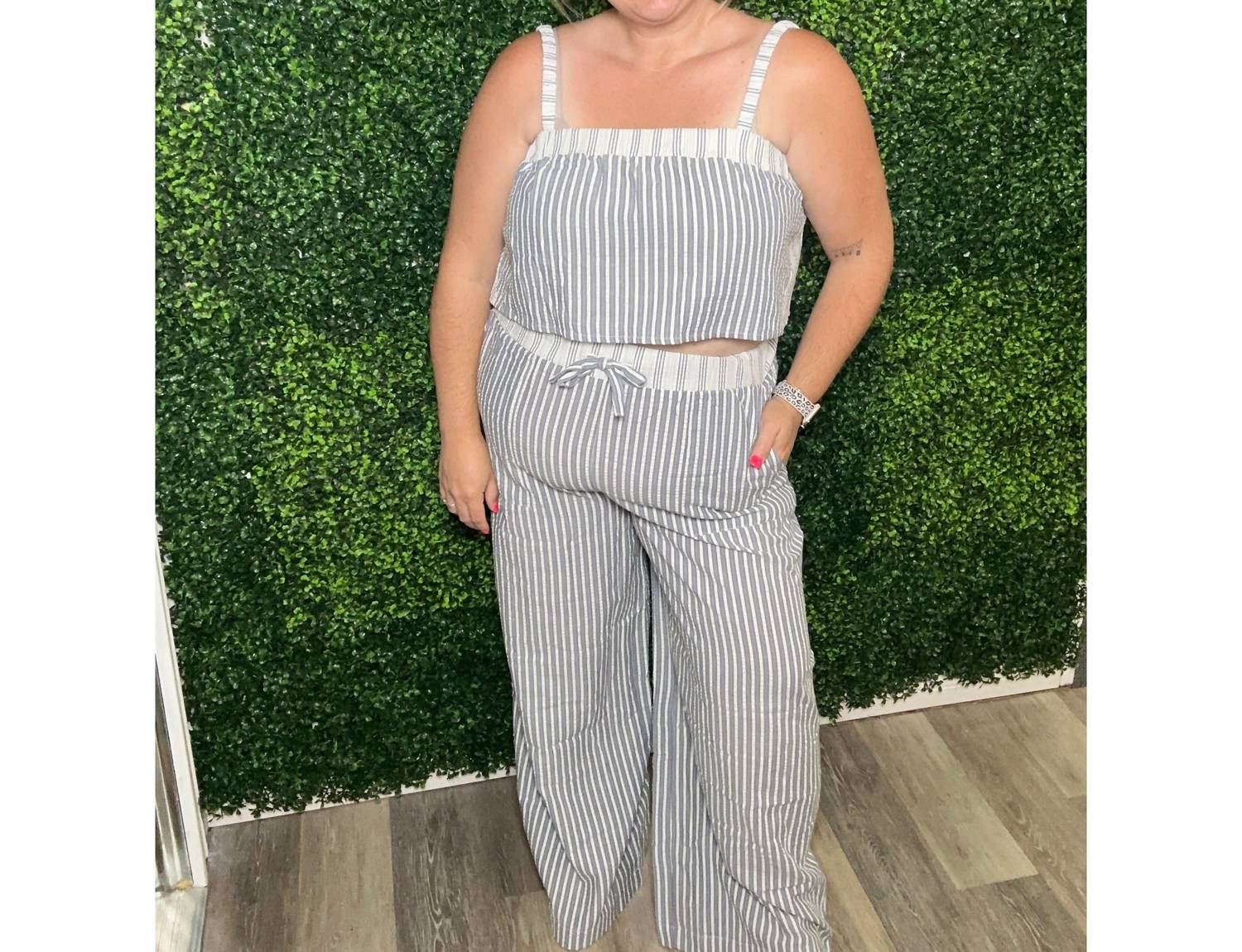 Blakeley - Seersucker Pant Set
