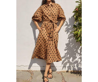 Dress Forum - Polka Dot Longline Midi Dress