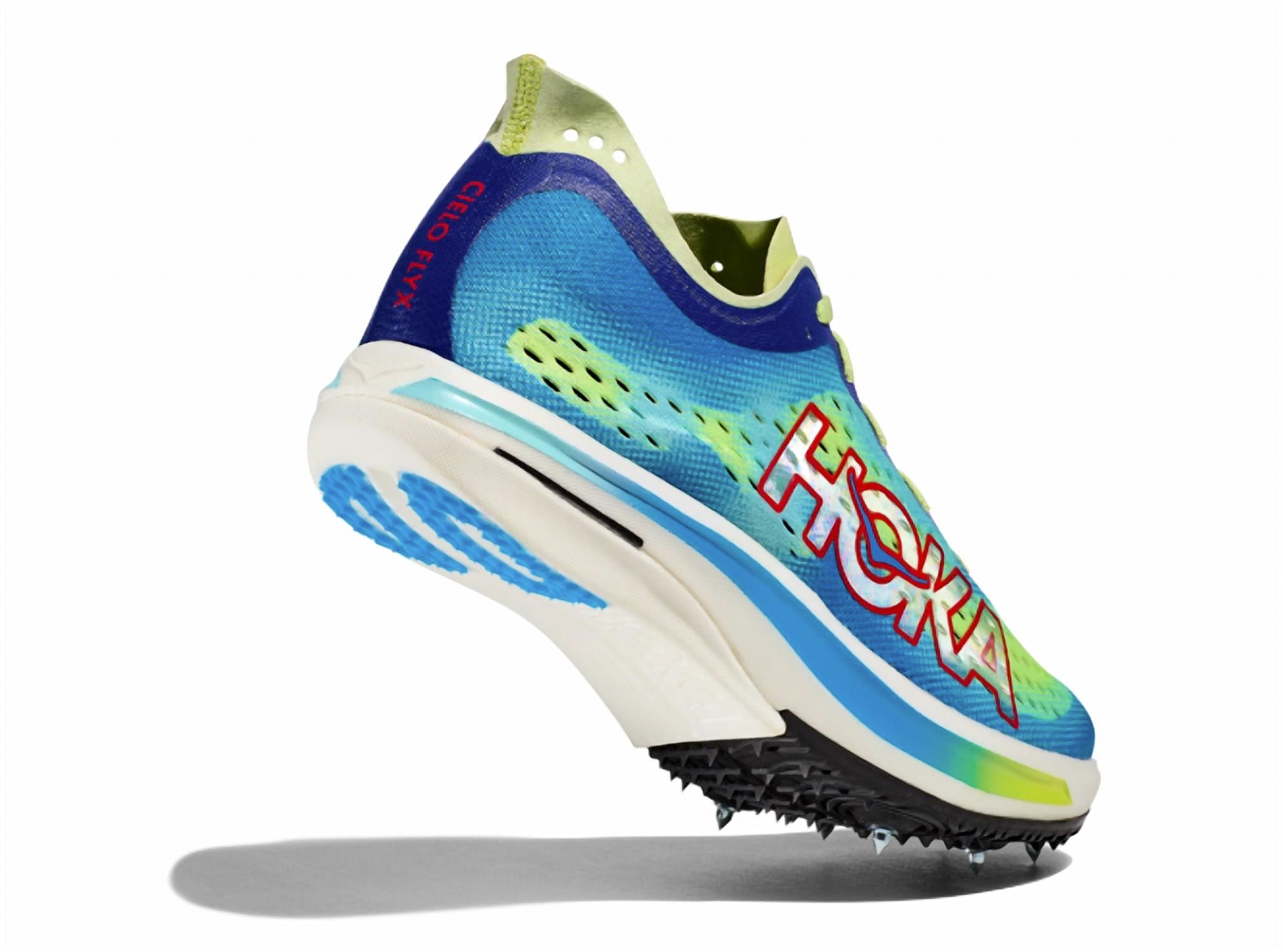 Hoka Unisex Cielo Fly X Athletic Shoes in lettuce virtual blue - men's shoe - view 6