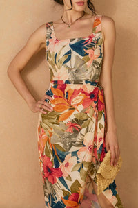 Dress Forum - Tulip Hem Midi Wrap Dress
