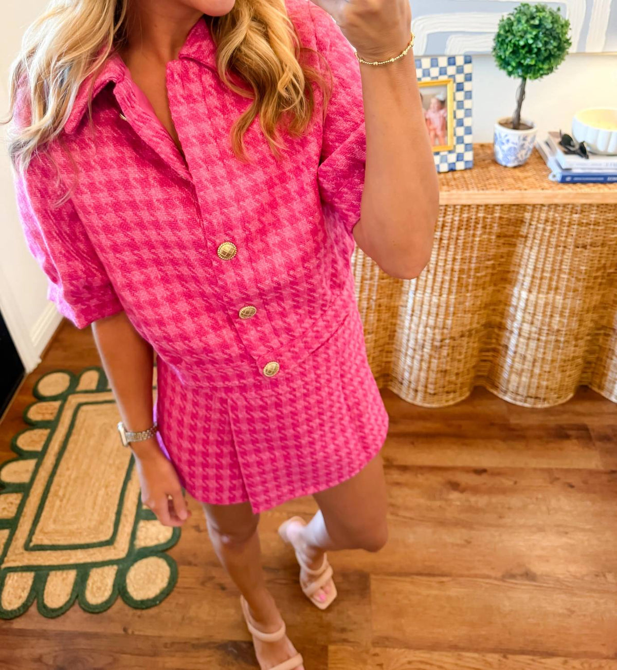 Sincerely Ours - Take Care Tweed Skort