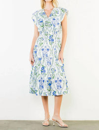 Thml - Ruffled Floral Midi Dress