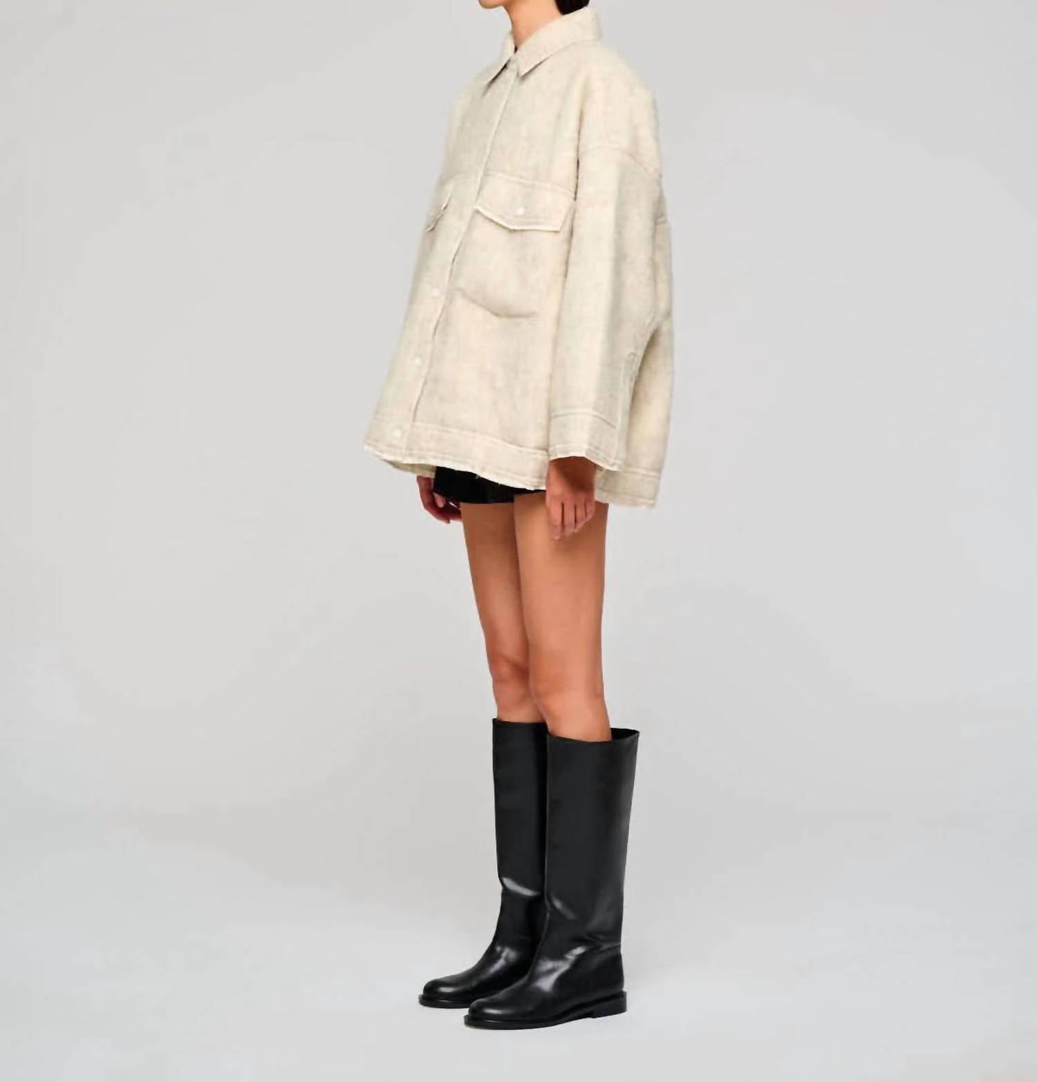 Oofwear - Giacca Wool Overshirt Jacket With Pockets