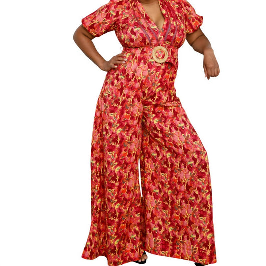 Mulla - Floral Cotton Jumpsuit