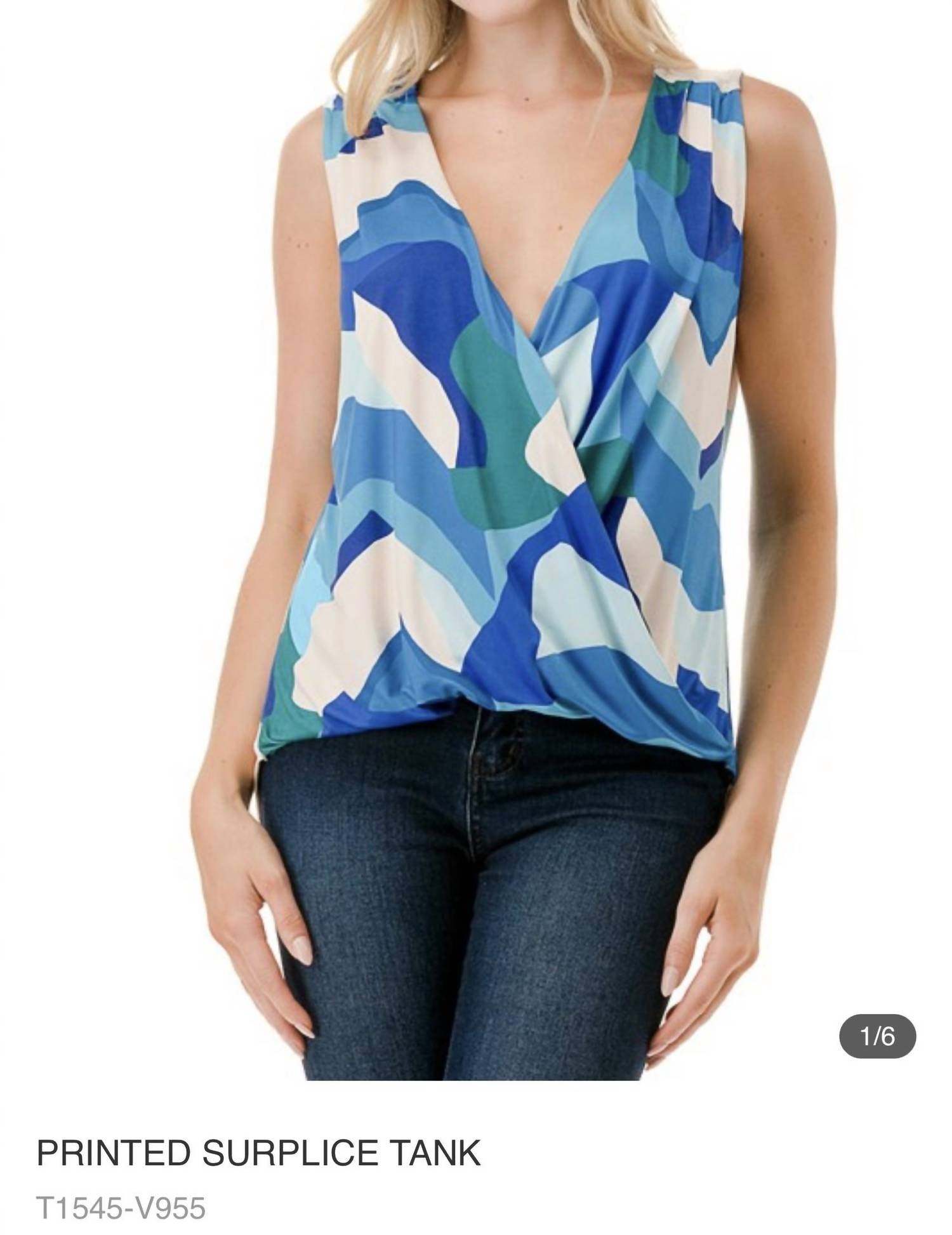 Ariella - Printed Tank Top