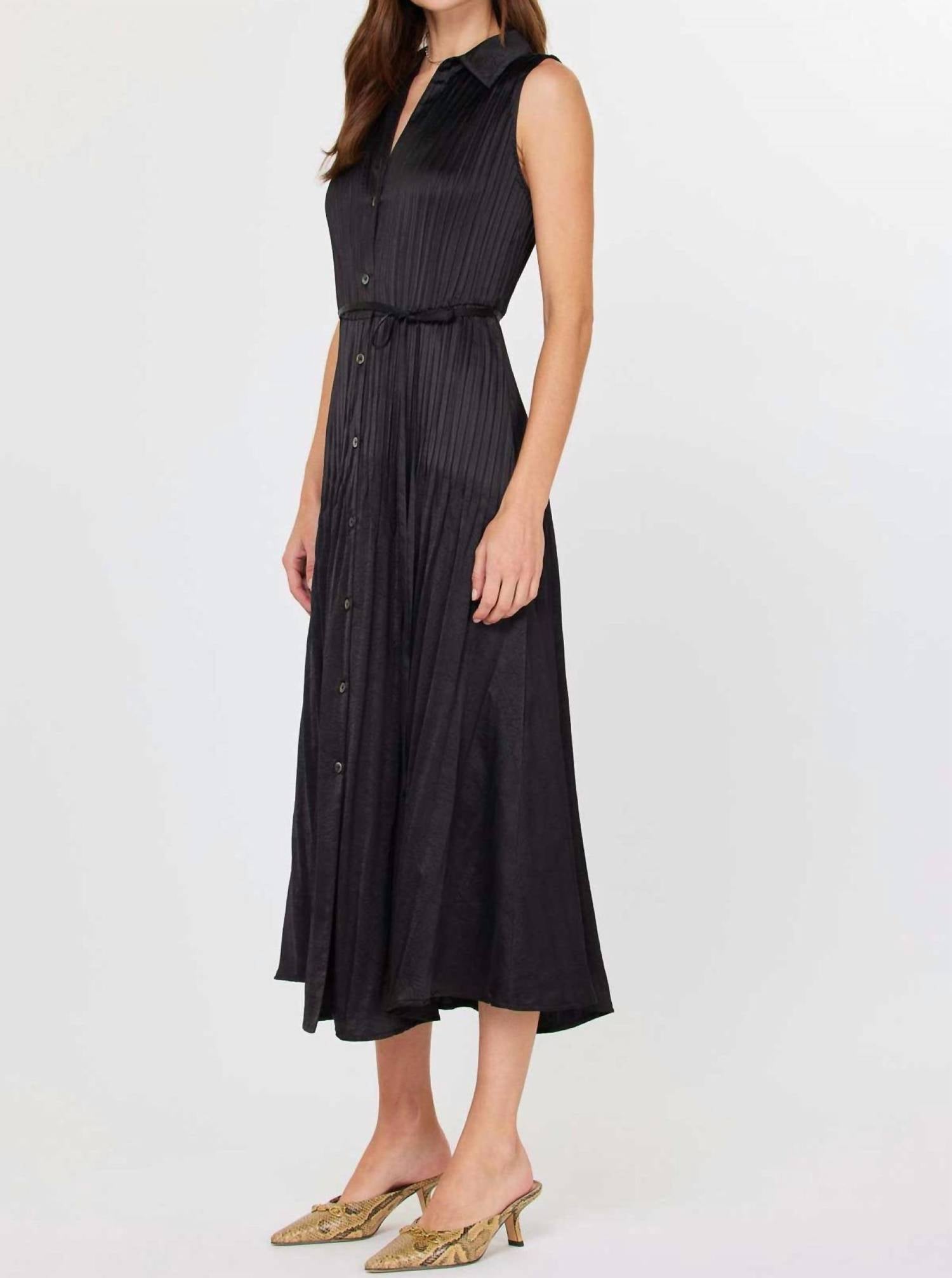 Current Air - Tracy Pleated Midi Dress