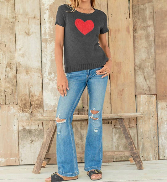 Wooden Ships - Heart Sweater Tee