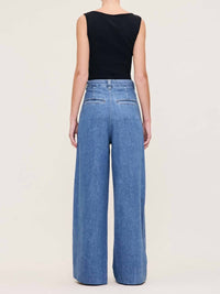 DL1961 - Women's Women's Hepburn Wide Leg Trouser in great falls - women's jeans - alternate view