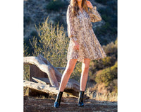 Thml - Snake Print Ruffle Dress