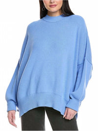 Free People Easy Street Tunic Sweater in vista blue - women's sweater
