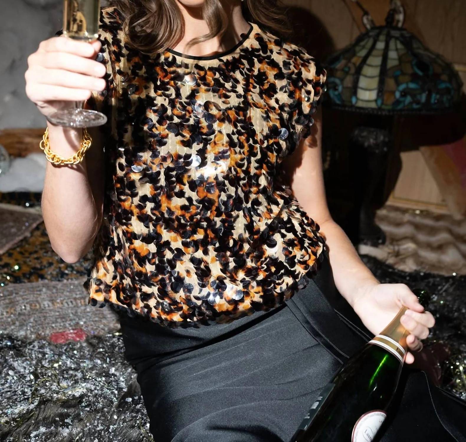 Emily Mccarthy - Hatti Sequin Tank