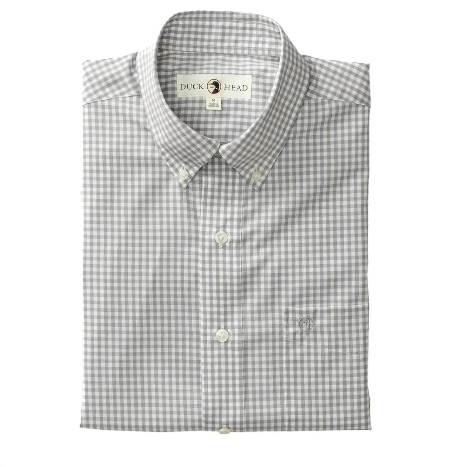 Duck Head - Men's Long Sleeves Walton Performance Gingham Shirt