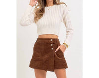 Style Usa - CORDUROY SKORT