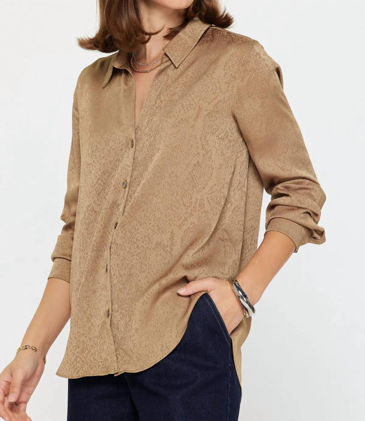 Nyland - Citra Jacquard Button Down Shirt