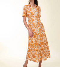 Spartina 449 - Floral Vine Midi Dress
