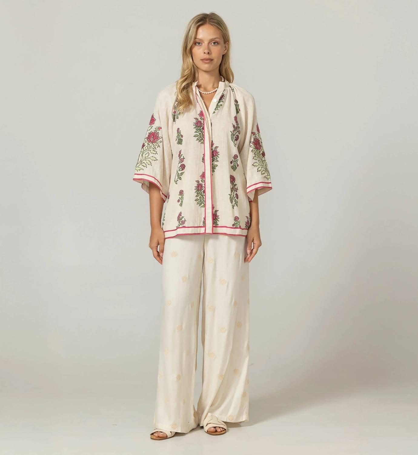 Miss June Paris - Grace Floral Blouse