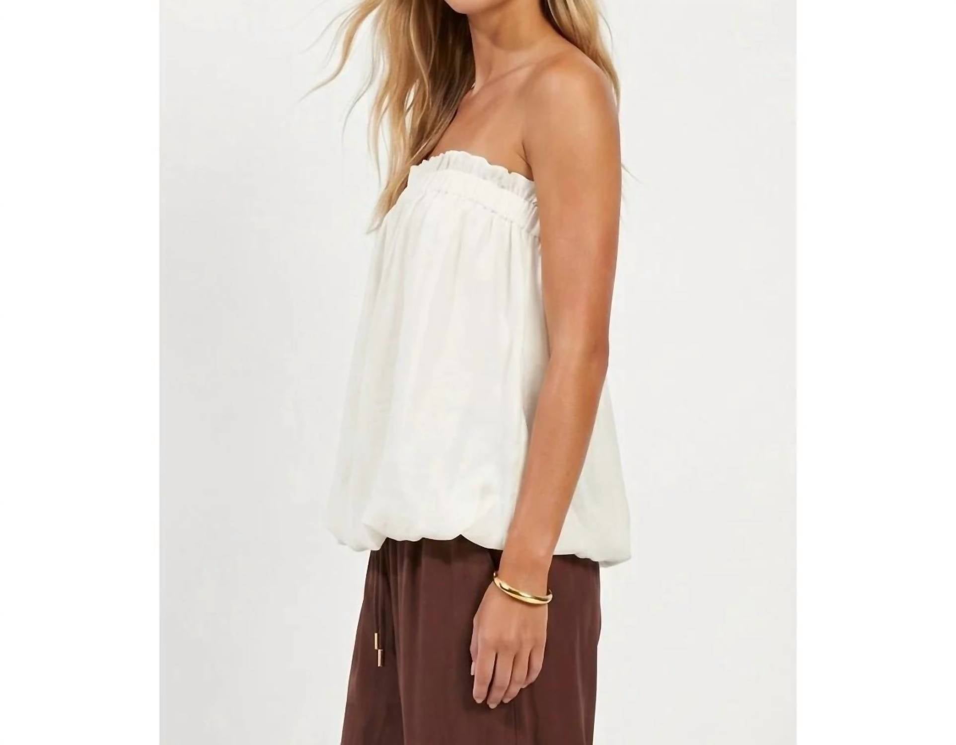 Naked Zebra - Crinkled Breeze Bubble Top