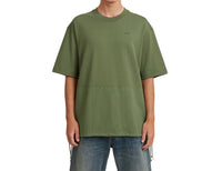 G-Star Woven Mix Boxy T-shirt in green - men's t-shirt