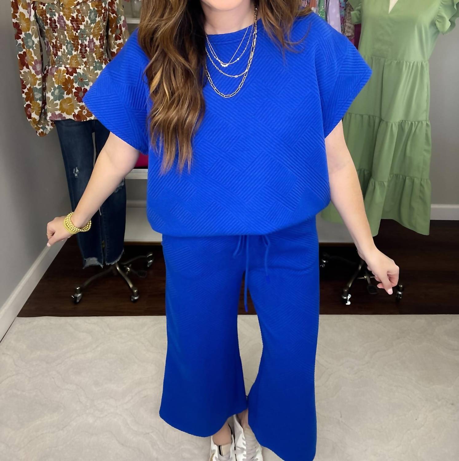See And Be Seen - Call My Jet Textured Pants