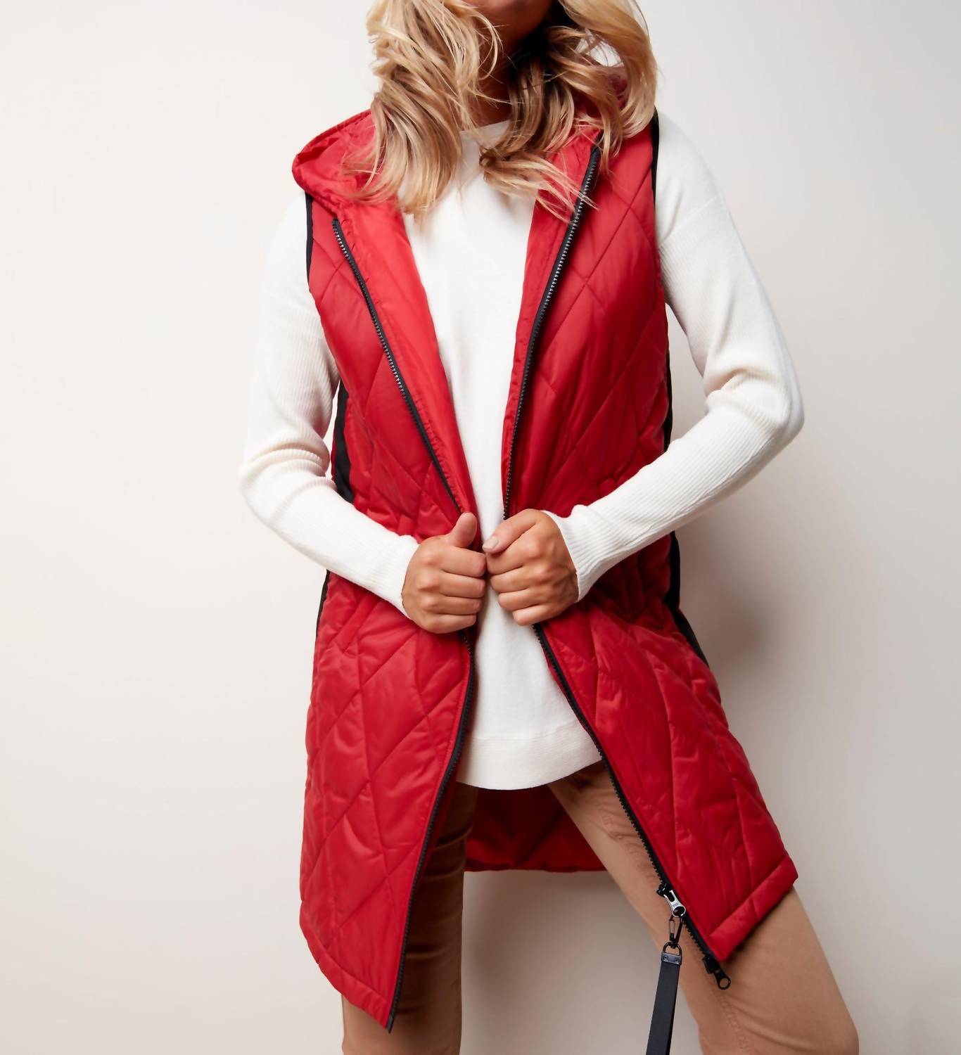 Charlie B - Quilted Puffer Zip Vest