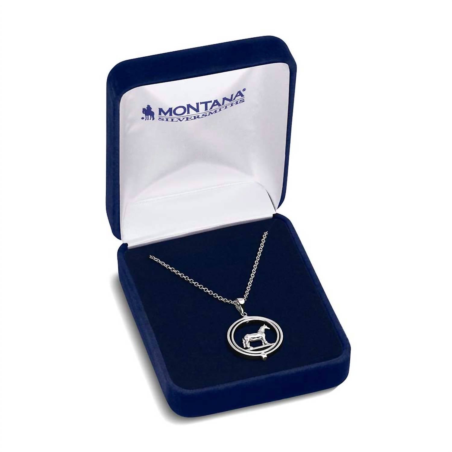 Montana Silversmiths Women's Horses Of The World Necklace in silver - women's jewelry - view 4