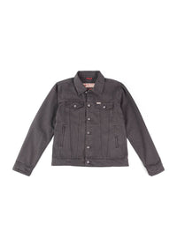 Iron & Resin Men's 1st Gen Bull Denim Rambler Jacket in charcoal - men's jacket