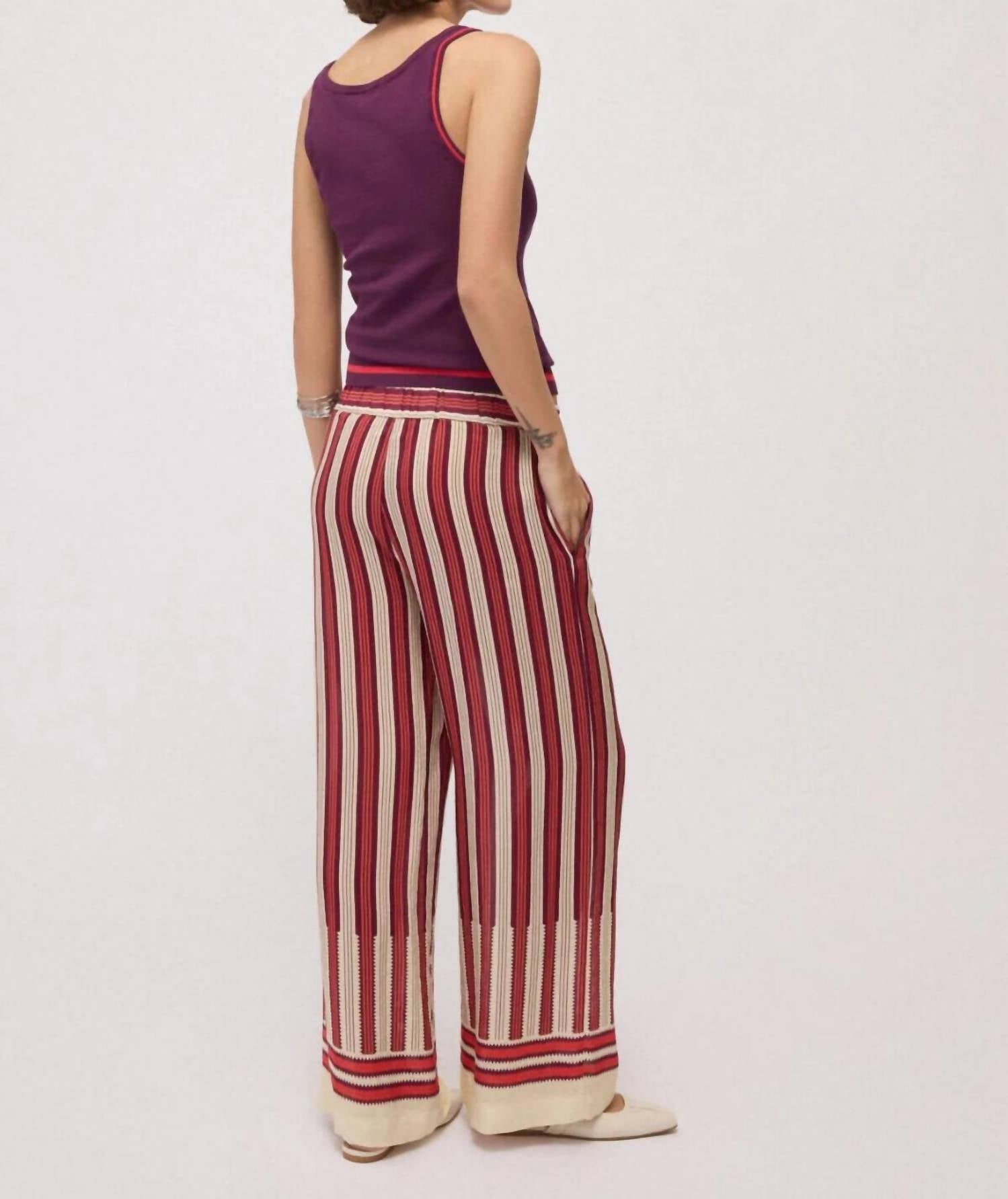 Ottod'Ame - Wide-leg Stripe Trousers