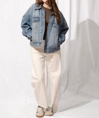 Just Black Denim - Barrel Jeans with Seams