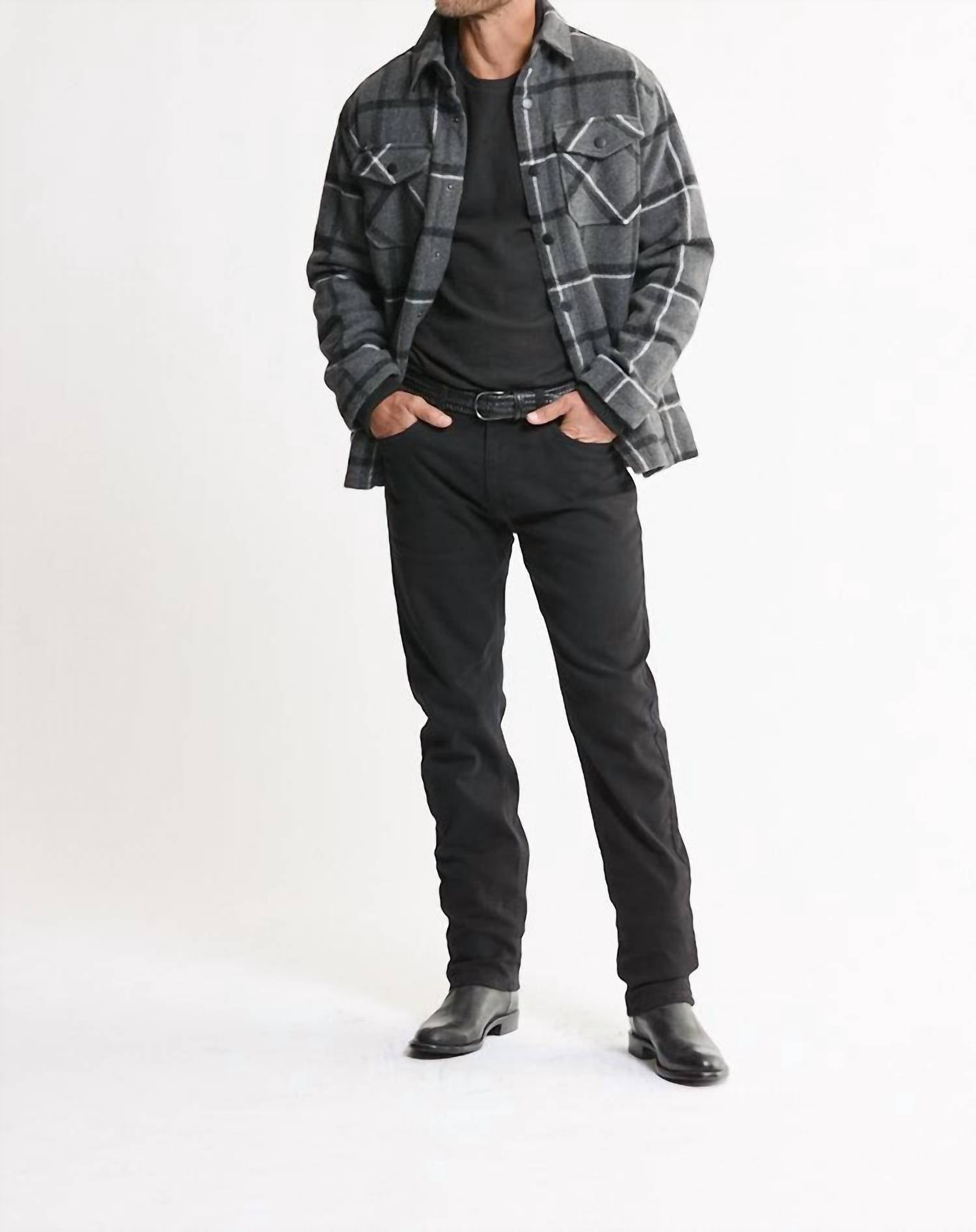 Jachs New York - Sherpa Lined Wool Blend Jacket