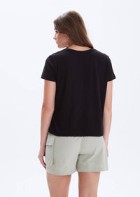 CHRLDR Jane Perfect Tee in black - women's t-shirt - alternate view