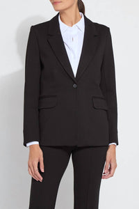 Lysse Women's Essential Ponte Blazer in black - women's jacket