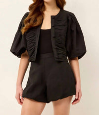 Marie Oliver - Rowan Button Front Top