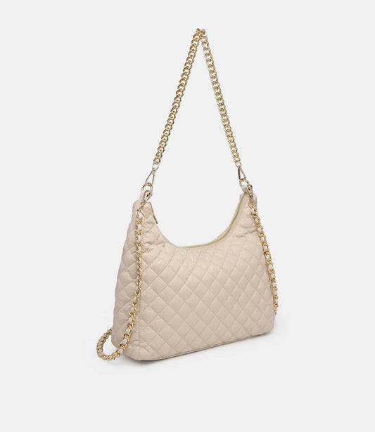Jen & Co. - Women's Bristol Quilted Nylon Hobo Bag