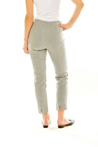 SARA CAMPBELL Flannel Sheri Pants in light grey heather - women's pants - alternate view